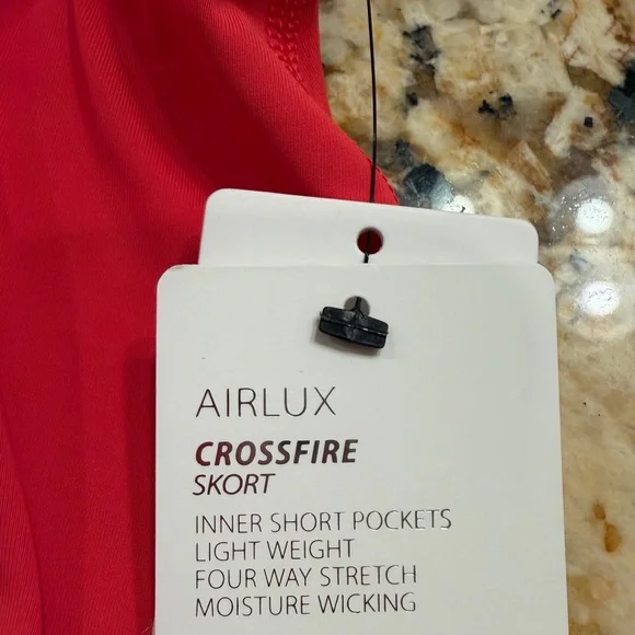 90 Degree By Reflex Airlux Crossfire Skort - Hibiscus - Picture 6 of 6